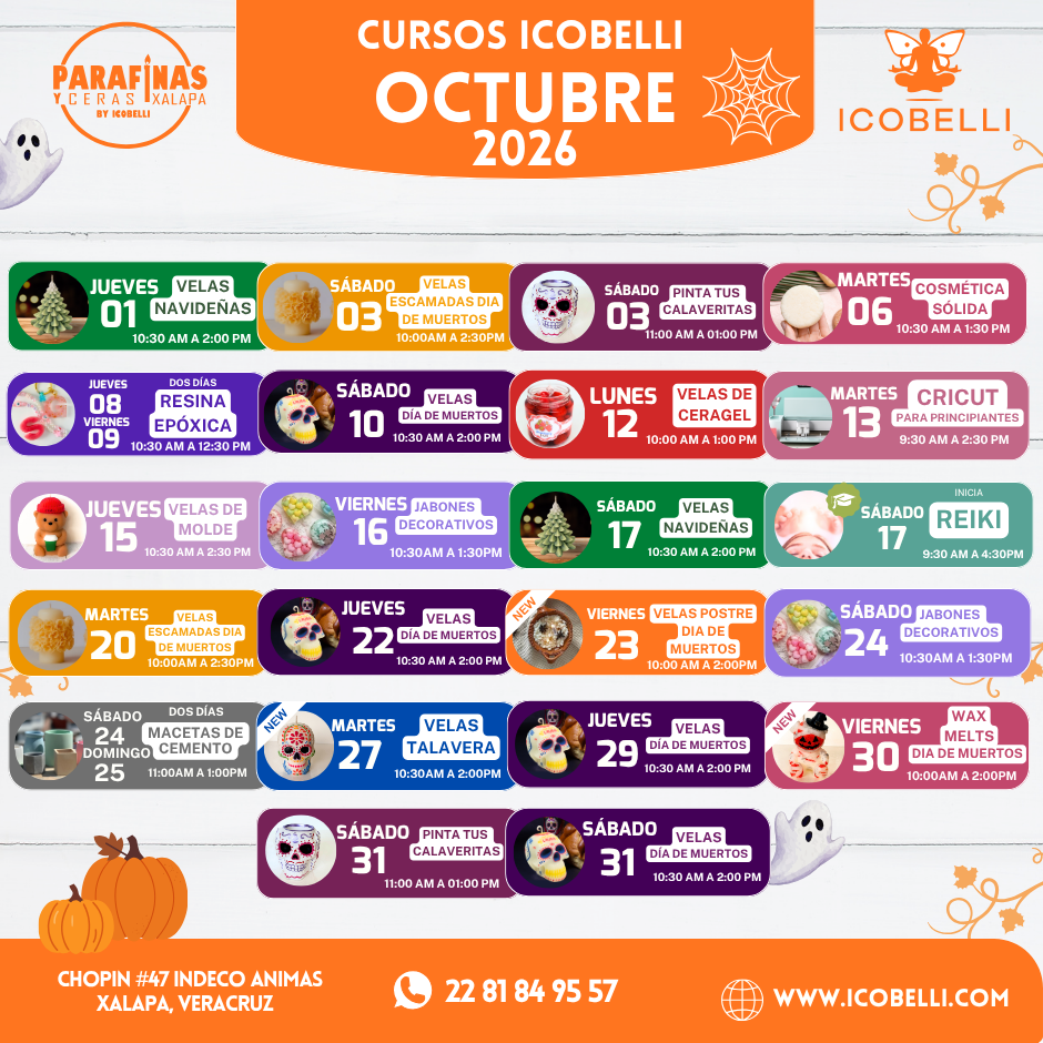 calendario octubre xalapa